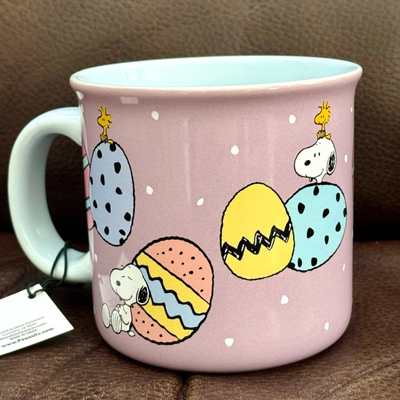 Peanuts Easter Fun - Snoopy & Woodstock with Easter Eggs Ceramic Mug - Picture 10 of 12